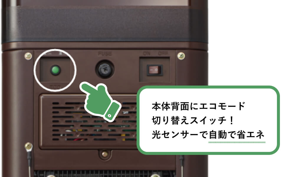プレミアムウォーターのamadanaグランデサーバーのエコモード